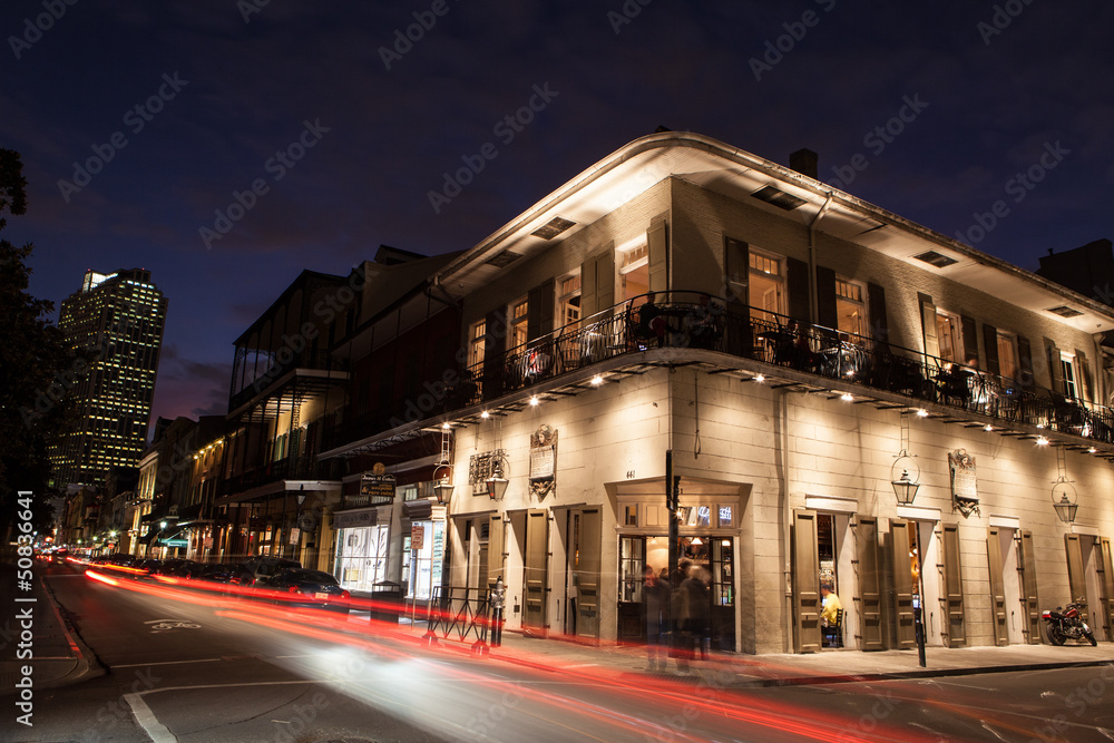 Fototapeta premium French Quarter at Night