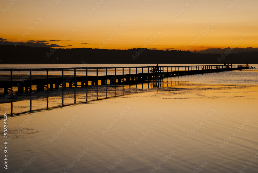 Fototapeta premium picture of a beautiful sunset