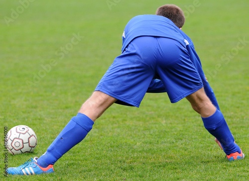 échauffement au foot