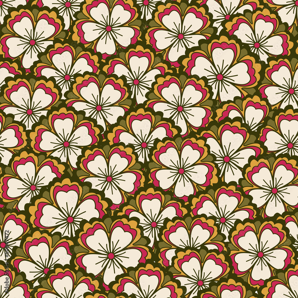 Spring flower pattern Spring flower pattern