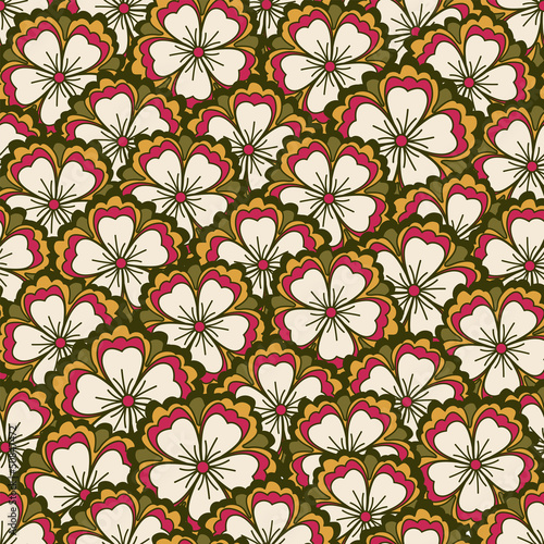 Spring flower pattern