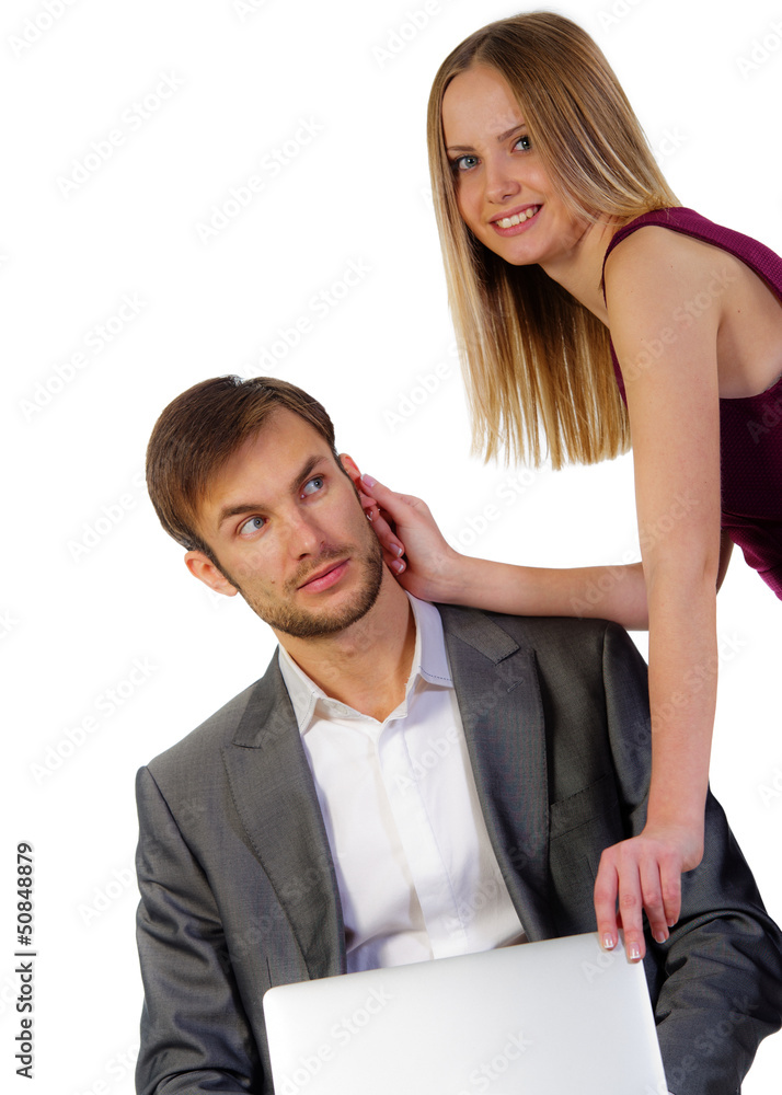 managers man and woman managers man and woman