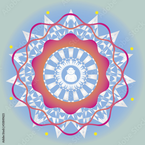 Spring edition mandala  for design and meditation