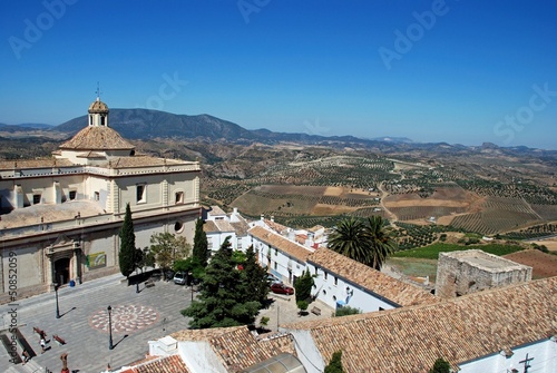 Church and countryside, Olvera, Spain © Arena Photo UK