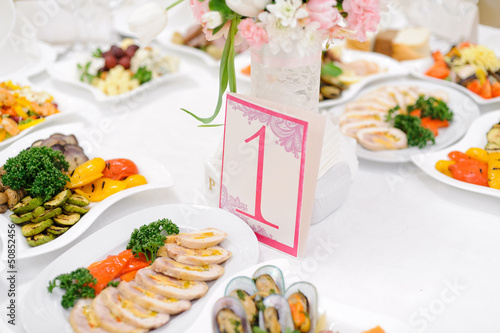 Pink Table Card