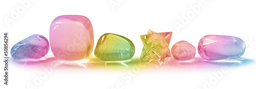 Billede på lærred Pretty Rainbow Crystals