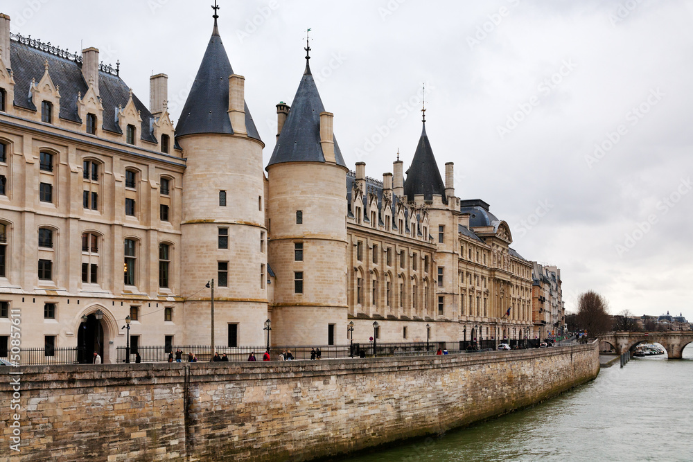 Conciergerie palace in Paris