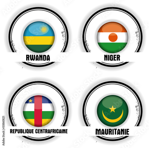 drapeaux africains