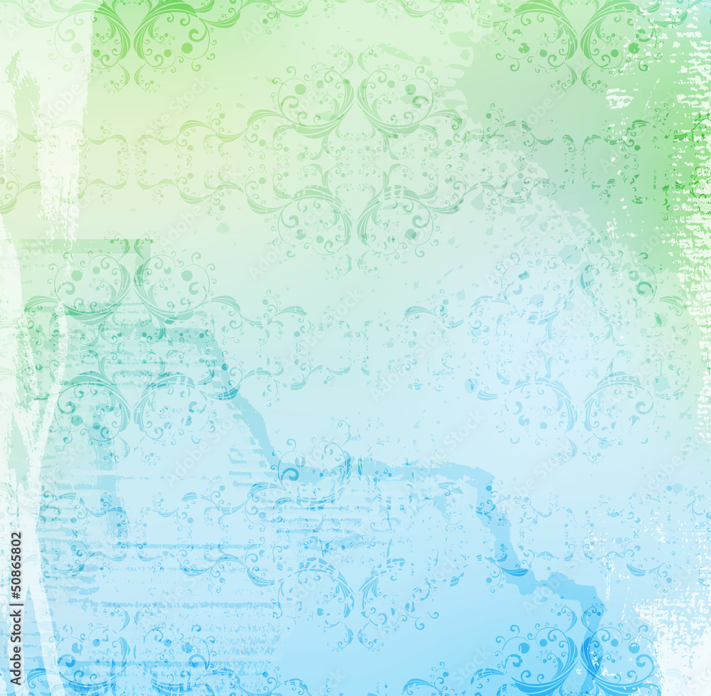 Obraz premium grungy ornamented vector background, eps10