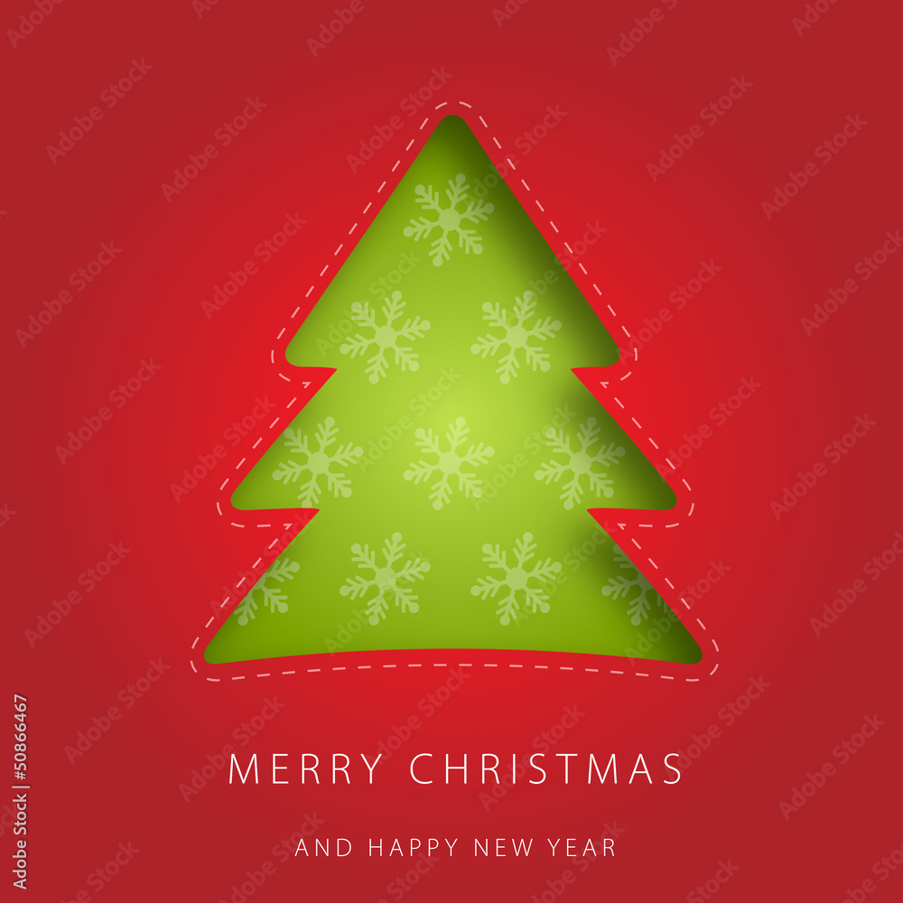 Christmas Tree greeting card