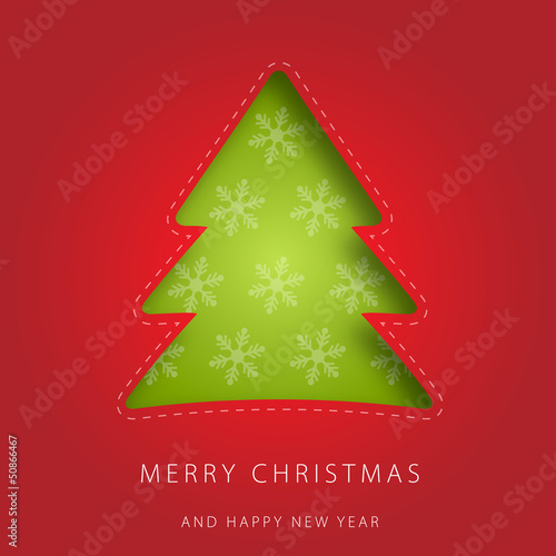 Christmas Tree greeting card