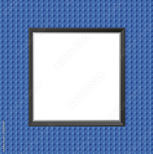 Cadre gaufrage bleu