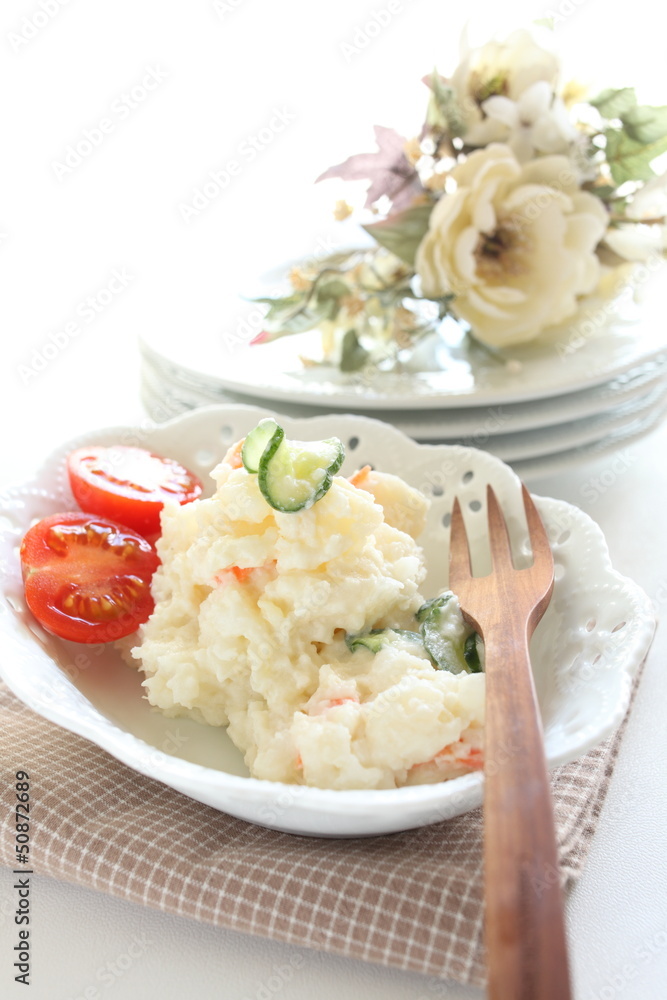 gourmet deli, potato and cucumbe salad gourmet deli, potato and cucumbe salad