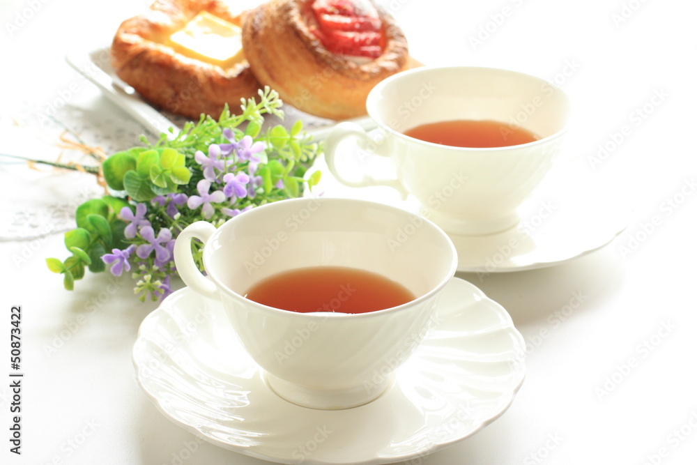 english tea and pastry bread for gourmet breakfast english tea and pastry bread for gourmet breakfast
