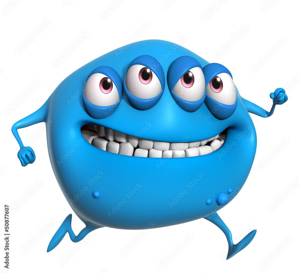 Obraz premium 3d cartoon monster