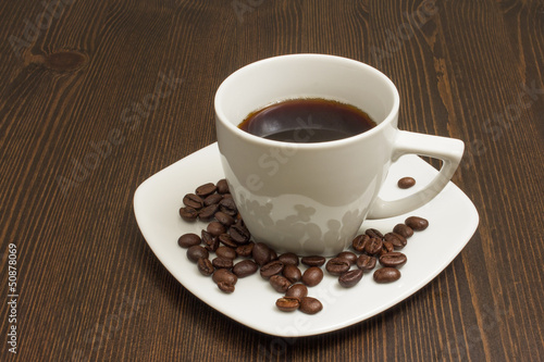 Fototapeta Naklejka Na Ścianę i Meble -  Cup of Black Coffee