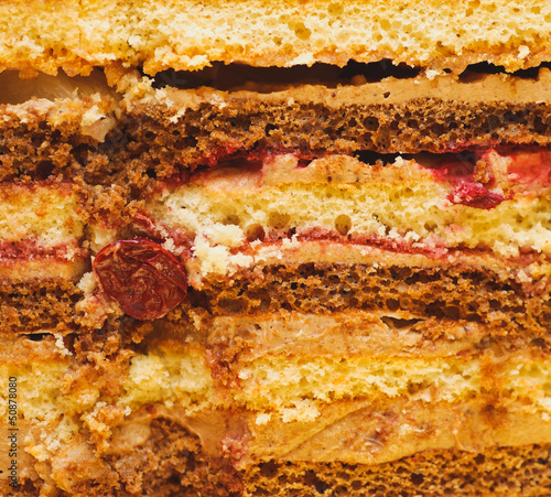 Wallpaper Mural sweet dessert. cross-section texture of pieces pie. food backgro Torontodigital.ca