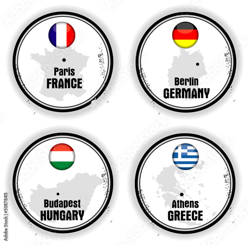 pays d'Europe, Cartes