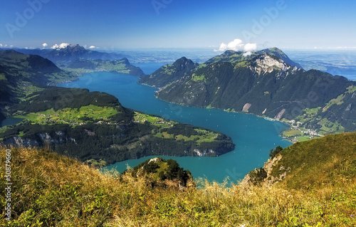 Lake in Switzerland - swiss alps