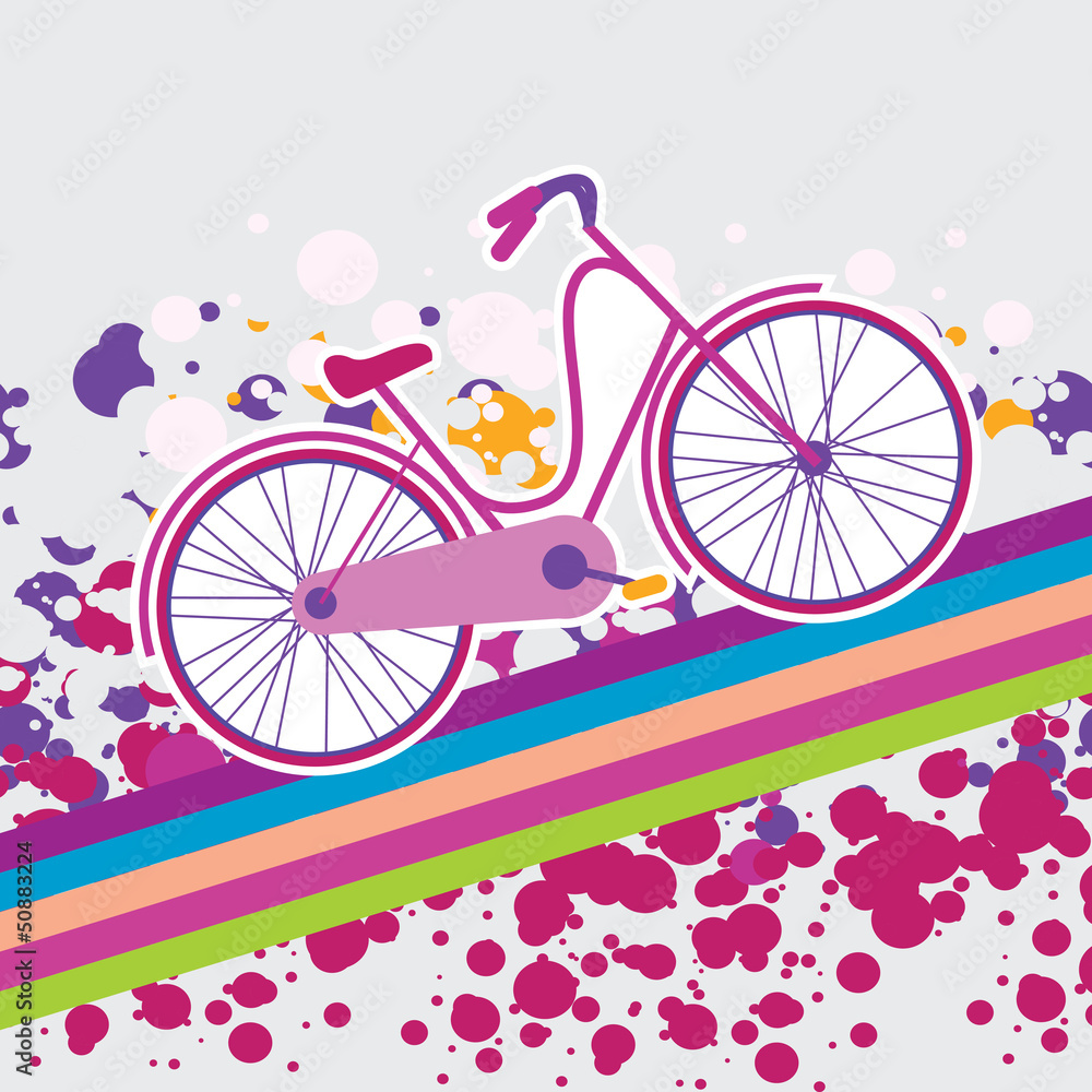 vector illustration of a bicycle vector illustration of a bicycle