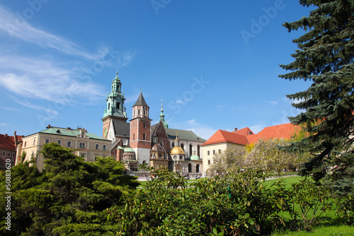 Wawel Cathedral in Krakow  Poland