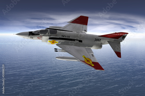 Obraz na płótnie Militärjet F-4 II Phantom