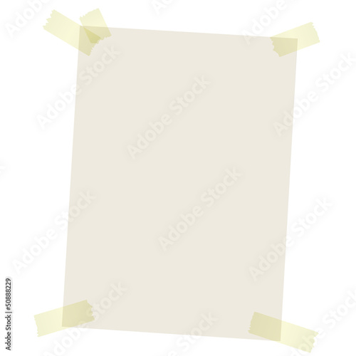 Recycling Papier mit farbigen Klebestreifen