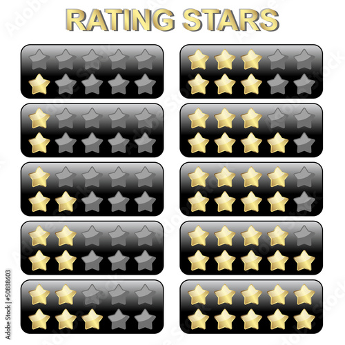 Rating Stars - 0 bis 10