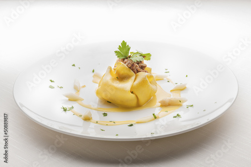 Elegant Ravioli Plate