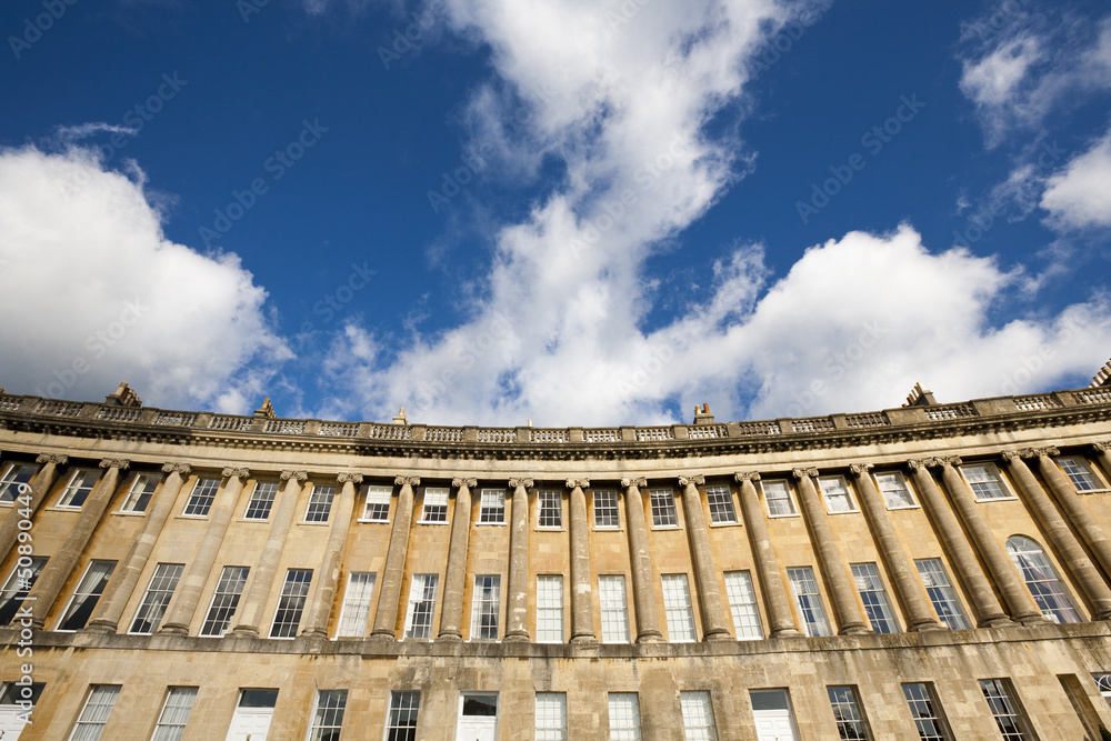 Royal Crescent and sky