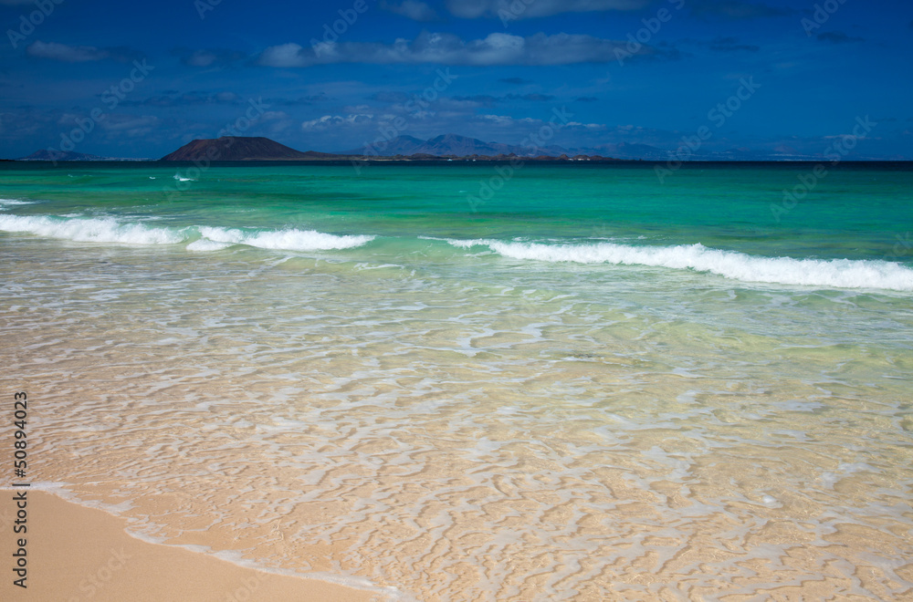 Northern Fuerteventura, Corraejo Grandes Playas beach Northern Fuerteventura, Corraejo Grandes Playas beach