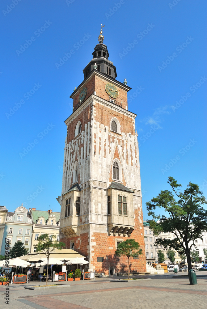 Krakow. Old Town Hall Tower