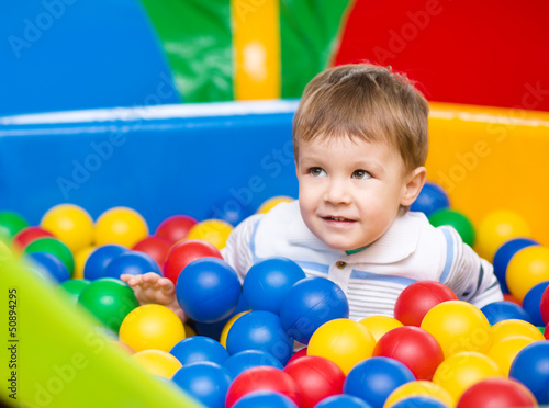 Little boy on playground