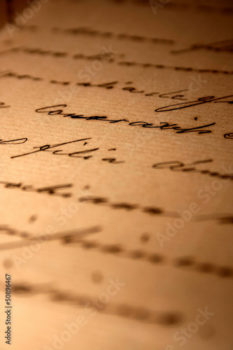 handwritten love letter