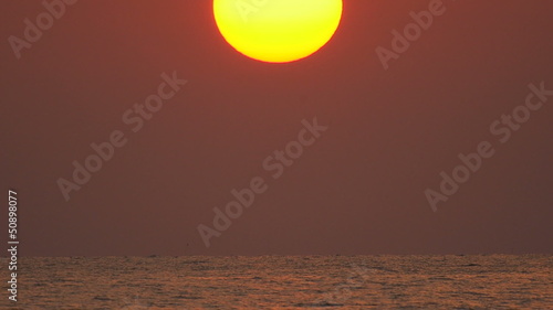 Sunset On The Sea