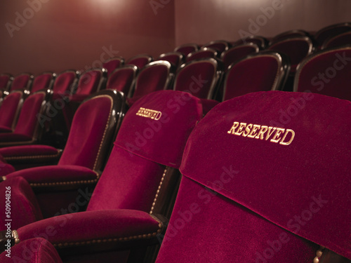 reserved theater seats
