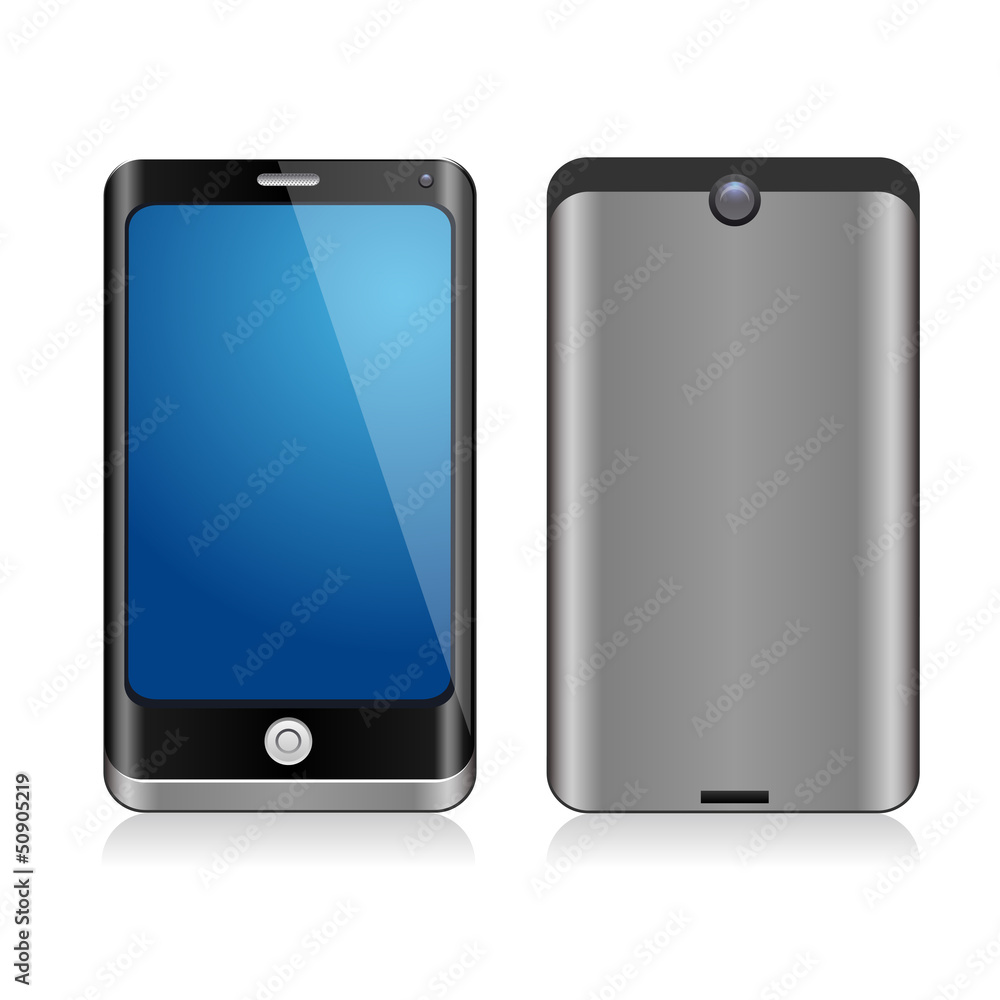 Mobile phone vector isolated Mobile phone vector isolated