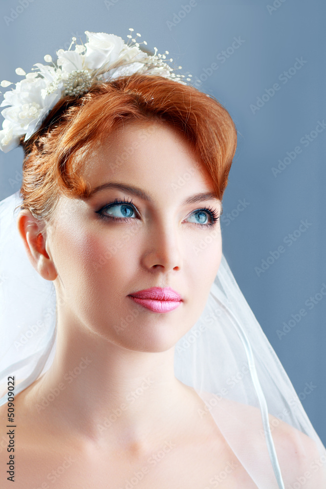 beautiful bride portraite