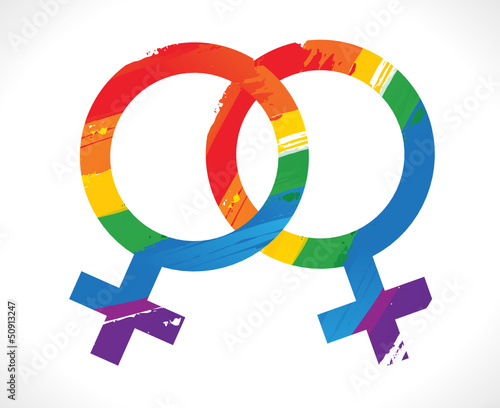 couple de lesbiennes - mariage pour tous