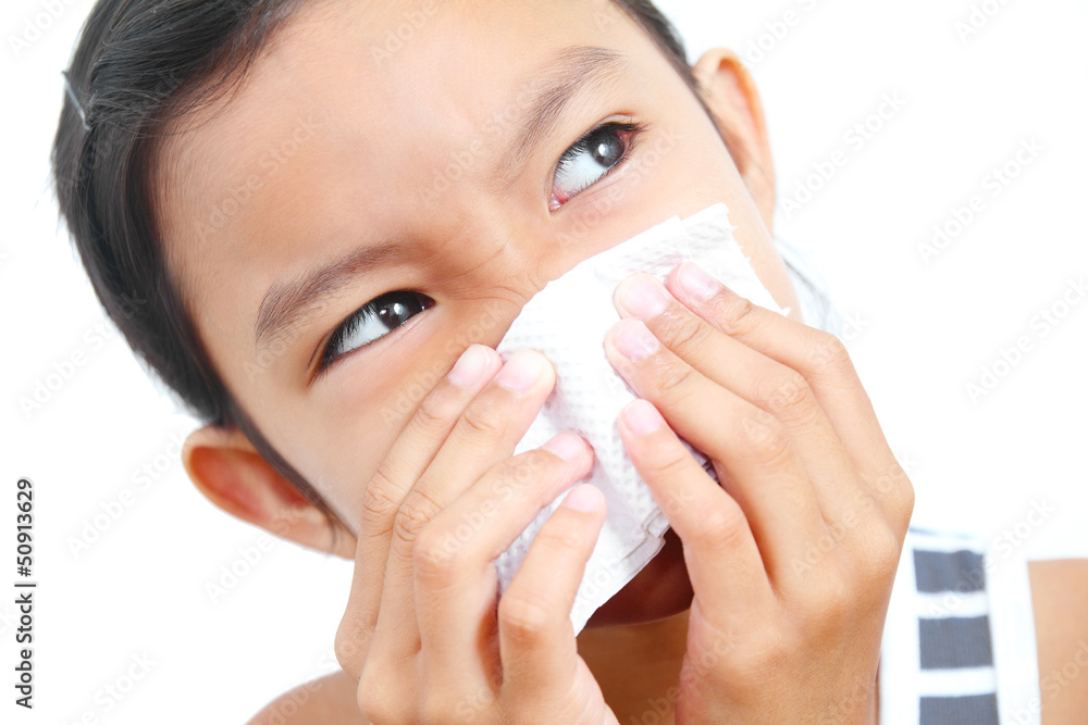 Girl With Common Cold Girl With Common Cold