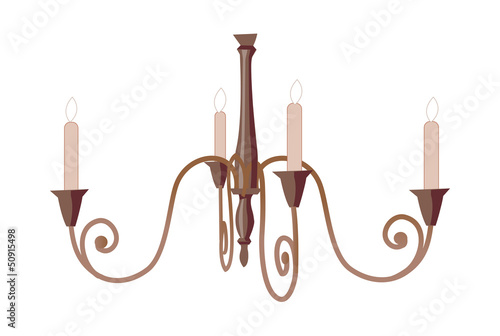 A chandelier