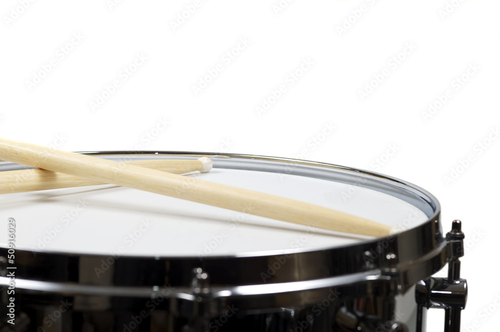 Obraz premium Snare drum with a pair sticks