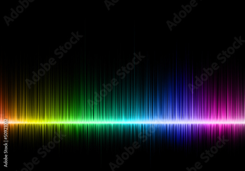 Abstract music equalizer