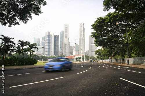 Photography taxi cab driving singapore city