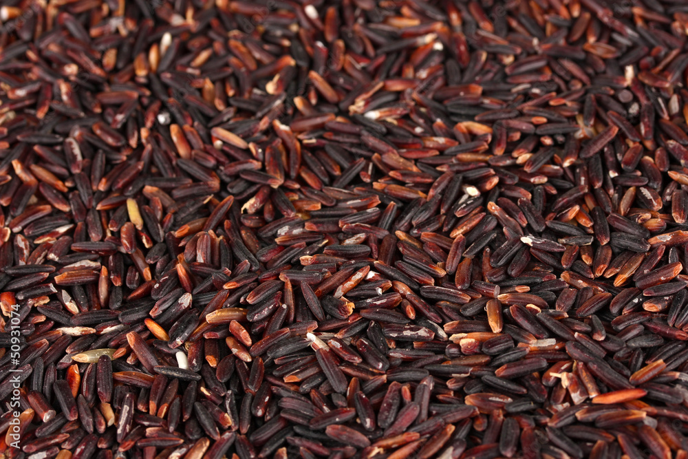 Background black rice Background black rice