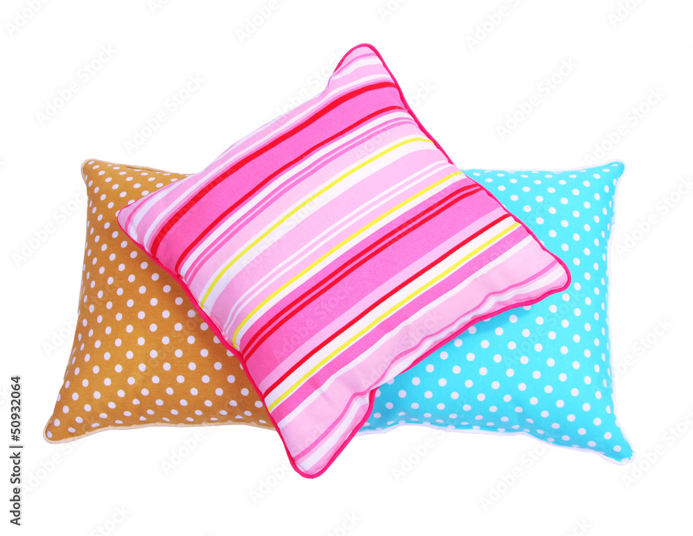 Three pillows isolated on white Three pillows isolated on white