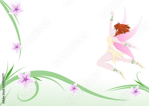 sfondo fatina primavera