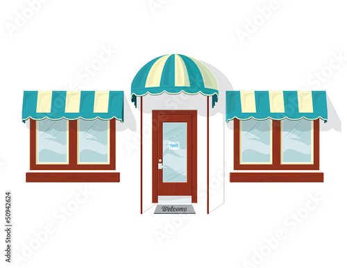 Store Front Door and Windows