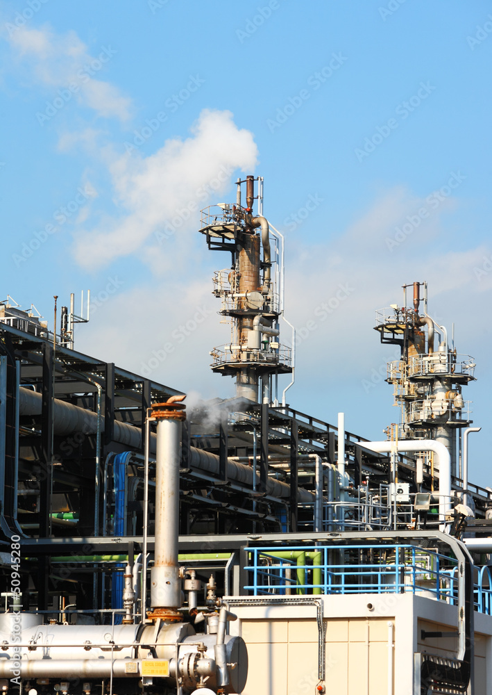 Gas industry plant