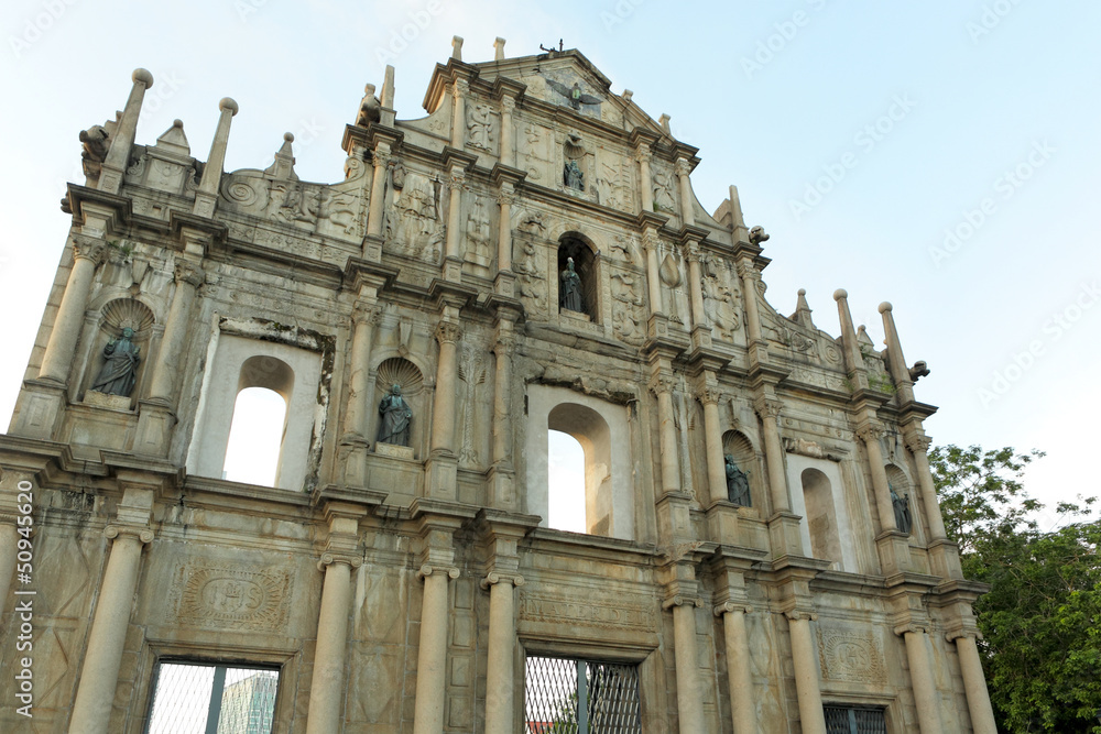 Cathedral of Saint Paul in Macau